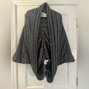 LOFT Charcoal Gray Sweater Shrug